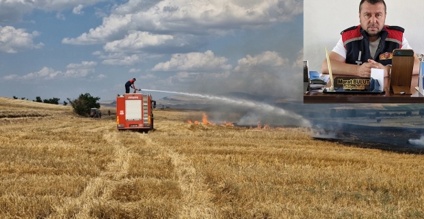 Alaca itfaiyesi son 1 ayda 52 yangına müdahale etti