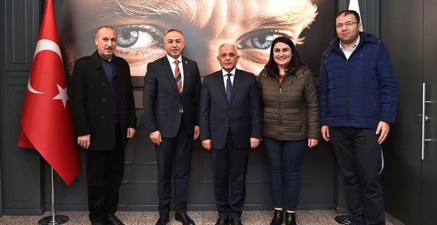 Milletvekili Tahtasız, Mamak Belediye Başkanı Şahin ile görüştü