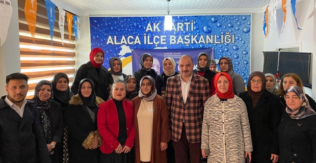 AK Parti Alaca Kadın Kolları Başkanlığına Cansu Çağlar seçildi