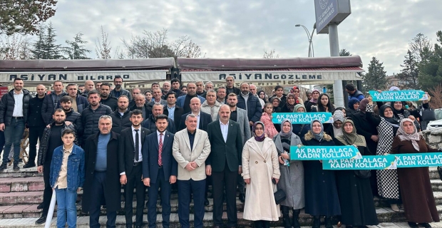 Alaca’dan AK Parti Çorum 8. Olağan İl Başkanlığı Kongresi’ne yoğun katılım