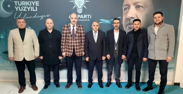 AK Parti İl Başkanı Yakup Alar’a Alaca’dan hayırlı olsun ziyareti