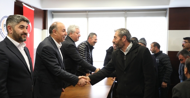Başkan Arslan, muhtarlarla bir araya geldi