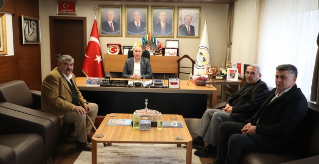 CHP İlçe Başkanı Mazıbaşı ve yönetiminden Başkan Arslan’a ziyaret