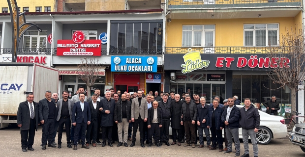 Köy muhtarları, sorunlarını MHP’ye aktardı