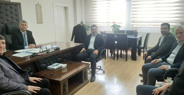 Eğitim-Bir-Sen heyetinden Alaca İlçe Milli Eğitim Müdürü Şahin’e ziyaret