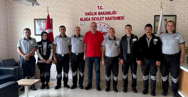 AK Parti Alaca İlçe Başkanı Gürsoy’dan Güvenlik Görevlilerine anlamlı ziyaret