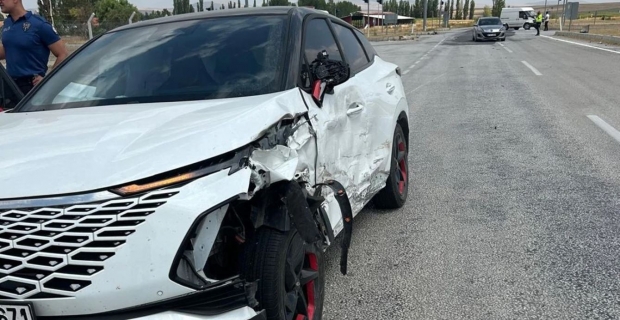 Alaca’daki kazada bir kişi hastaneye kaldırıldı
