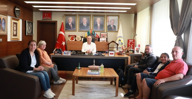 Kalehisar Kazı Başkanı Şahin’den Başkan Şerif Arslan’a ziyaret