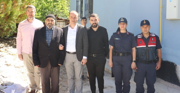 Kaymakam Dinçer’den şehit ailesine ziyaret
