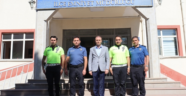 Kaymakam Meriç Dinçer’den Emniyet Müdürlüğüne ziyaret