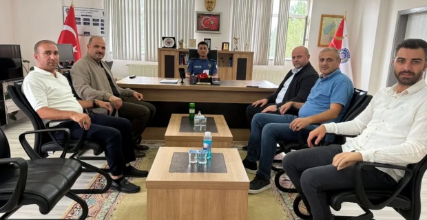 AK Parti Alaca İlçe Teşkilatından Emniyet Müdürlüğüne ziyaret