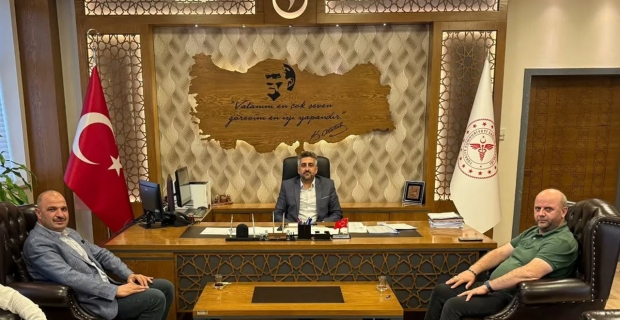 Başkan Gürsoy’dan Başhekim Gömeç’a ‘hayırlı olsun’ ziyareti