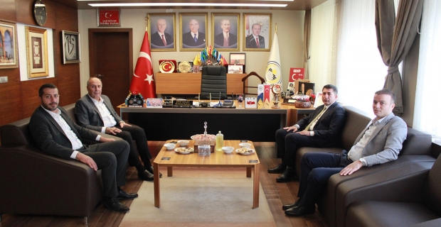 Zara Belediye Başkanı Fatih Çelik’ten Başkan Arslan’a ziyaret