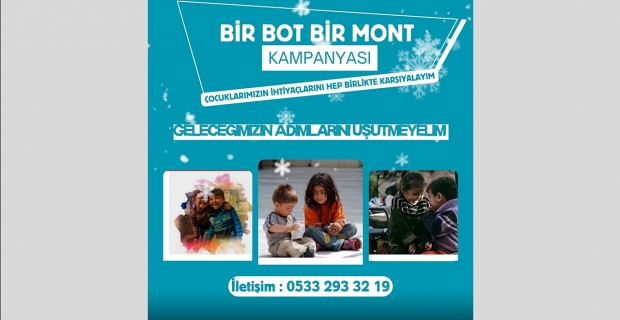 Alaca Ülkü Ocakları’ndan ‘Bir Bot Bir Mont” kampanyası