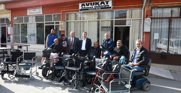 Kaymakam Meriç Dinçer ve Başkan Şerif Arslan’dan Engelliler Derneğine ziyaret