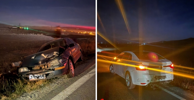 Takip mesafesine uymayan sürücü, önündeki araca çarptı