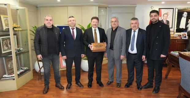 Erbaş ve Ongu’dan TŞOF Başkanı Yiğiner’e ziyaret