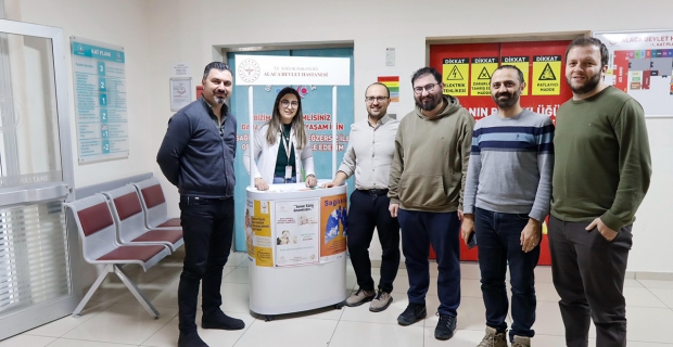 Alaca Devlet Hastanesi’nde “Ramazanda Sağlık” standı açıldı