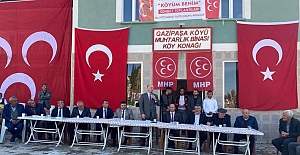 MHP’liler Gazipaşa Köyü’ndeki vatandaşlarla buluştu