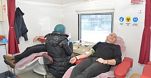 Kızılay Alaca’da kan bağışı topluyor