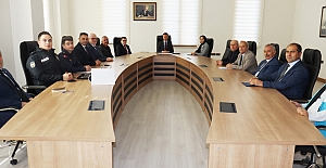 bİlçe seçim güvenliği toplantısı.../b