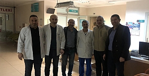 Ahmet Saatci, sağlık çalışanlarının talep ve sorunlarını dinlediler