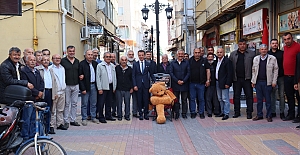 Esnaf ve STK temsilcileri kahvaltıda buluştu