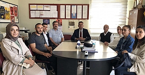 İlçe Milli Eğitim Müdürü Çaylak, okullardaki çalışmalar hakkında bilgiler aldı