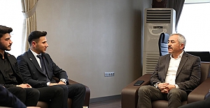 Başkan Şaltu’yu makamında ziyaret ettiler