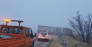Yoğun sis kazaya sebep oldu: 1 yaralı