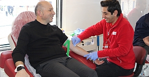 Kızılay Alaca’da kan bağışı kampanyası düzenledi