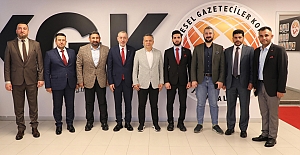 Türkmen Bakan Maruf ve heyetinin KGK ziyareti