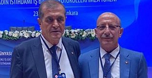 Alaca TSO Başkanı Şirin ve Çorum Ticaret Borsası Başkanı Naki Özkubat, TOBB’un "İş Dünyası İstişare Toplantısına katıldı