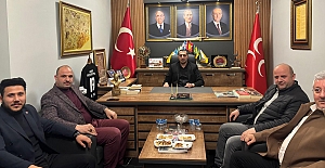 AK Parti Alaca İlçe Teşkilatı'ndan MHP'ye ziyaret
