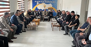 AK Partiler Alaca'da Bayramlaşma programı düzenledi