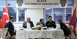 Alaca polisi iftarda buluştu