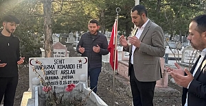MHP ve Ülkü Ocakları'ndan Şehitlik ziyareti 