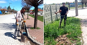 Alaca Belediyesi, bahar temizliğiyle ilçeyi güzelleştiriyor