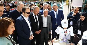 Alaca Kız İİHL'de TÜBİTAK Bilim Fuarı yoğun ilgi gördü