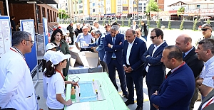 Alaca Selin Şahin Ortaokulu'nda bilim rüzgarı esti