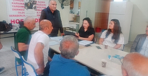 Karamahmut Köyü Derneği’nde Vedat Kaya güven tazeledi