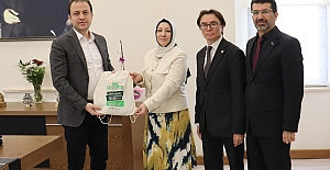 Yeşilay’dan Alaca Kaymakamı Engin Tok’a ziyaret