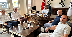 Mücahit Gürsoy'dan, hac ibadetini yerine getiren müftüye ziyaret