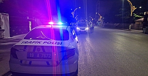Alaca'da trafik kurallarını ihlal eden 15 araç sürücüsüne para cezası