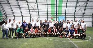 Alaca ve Sungurlu'dan anlamlı buluşma: Sahada kazanan dostluk oldu