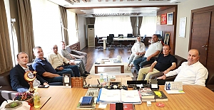 Kaymakam Dinçer’den Belediye Başkanı Arslan’a ziyaret