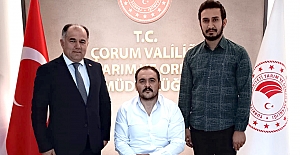 15 Temmuz Gazisi ve Alacalı Yetiştirici İl Müdür Hasan Taş’ı ziyaret etti