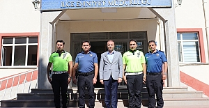 Kaymakam Meriç Dinçer’den Emniyet Müdürlüğüne ziyaret
