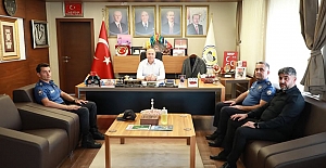 Alaca Belediye Başkanı Şerif Arslan'a Emniyet'ten ziyaret