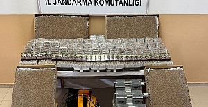 Alaca'da 56 bin 980 adet doldurulmuş makaron ele geçirdi: 2 gözaltı